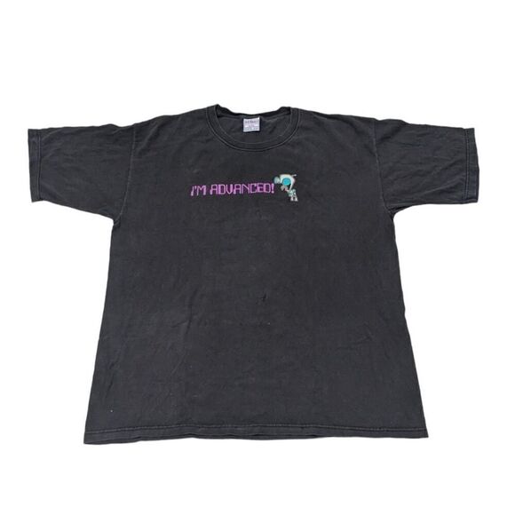 2002 Vintage Invader Zim I'm Advanced Nickelodeon‎ Cartoon T-Shirt Size XXL Y2K - Picture 1 of 7